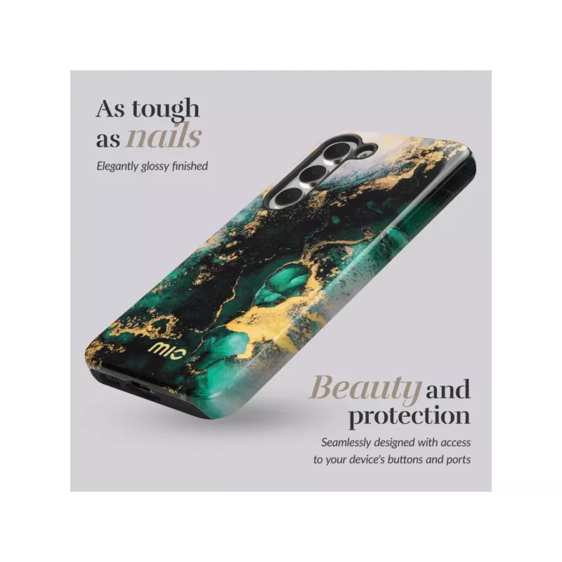MIO Green Marble Magsafe kompatibilné puzdro pre Samsung S25 5G