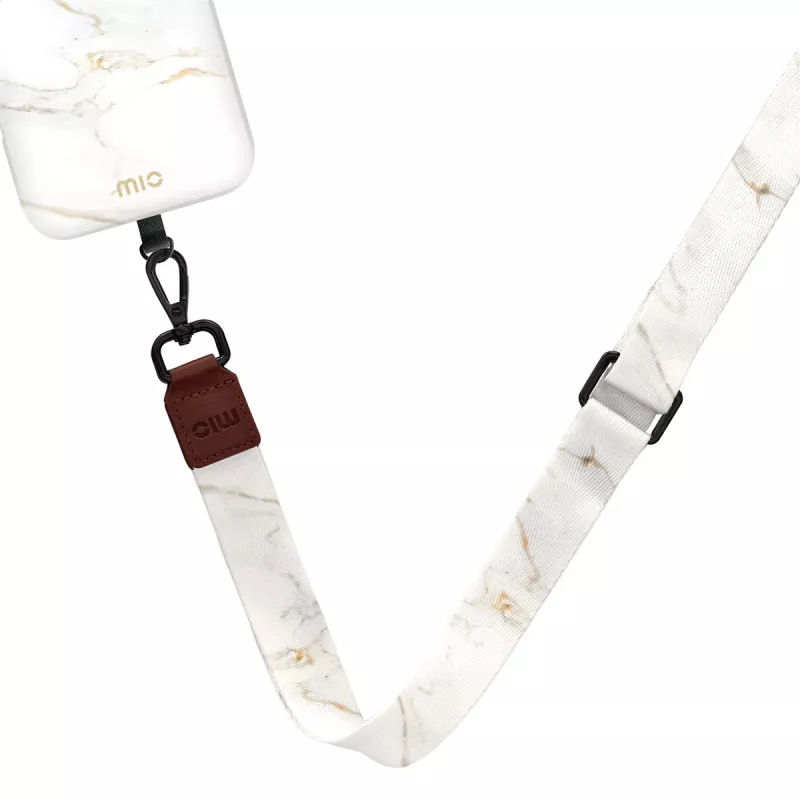 MIO Lanyard Strap biely mramor