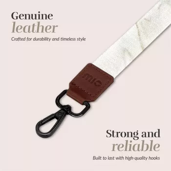 MIO Lanyard Strap biely mramor