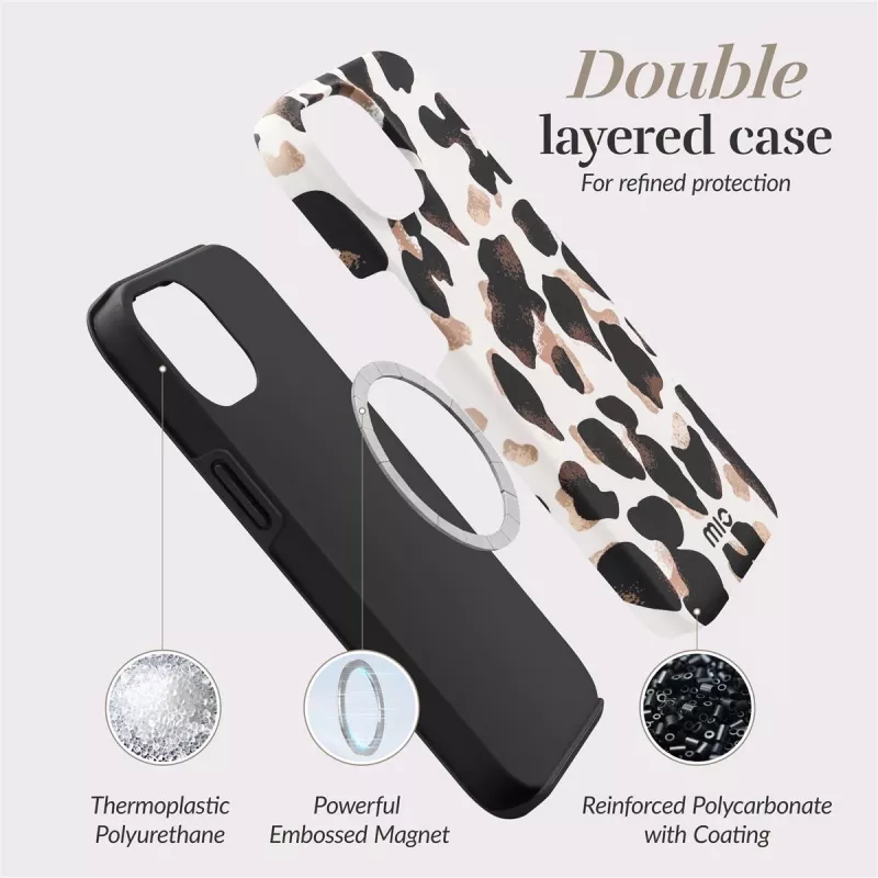 MIO Leopard Magsafe kompatibilné puzdro pre iPhone 13/14/15
