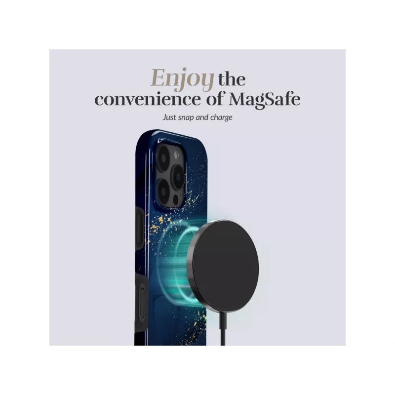 MIO Midnight Sparkle puzdro kompatibilné s MagSafe pre iPhone 17 Pro
