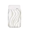 MIO Sandy Zebra puzdro kompatibilné s MagSafe s držiakom na karty