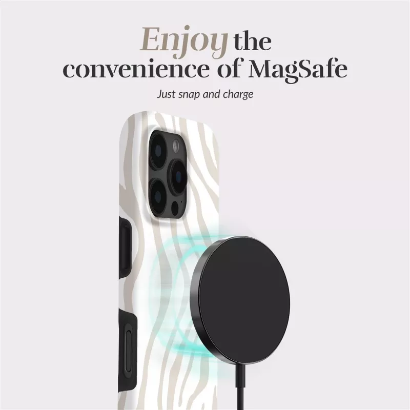MIO Sandy Zebra puzdro kompatibilné s MagSafe pre iPhone 16 Pro