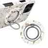 MIO Soft Terrazzo puzdro kompatibilné s MagSafe s držiakom na prsteň