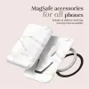 MIO White Marble Magsafe puzdro kompatibilné s držiakom na karty