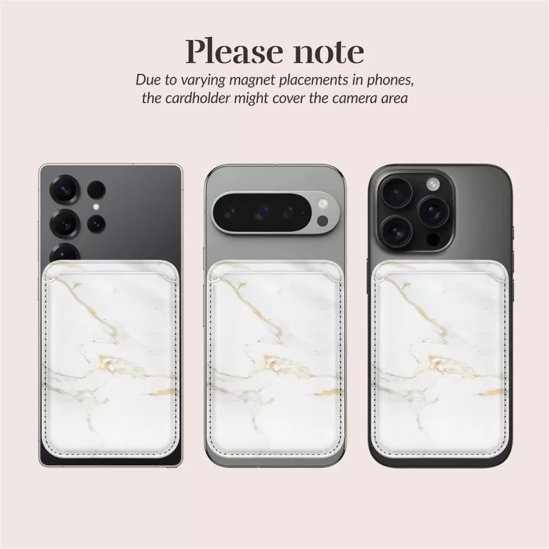 MIO White Marble Magsafe puzdro kompatibilné s držiakom na karty