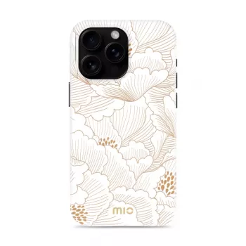 MIO White Roses Magsafe kompatibilné puzdro pre iPhone 16 Pro Max