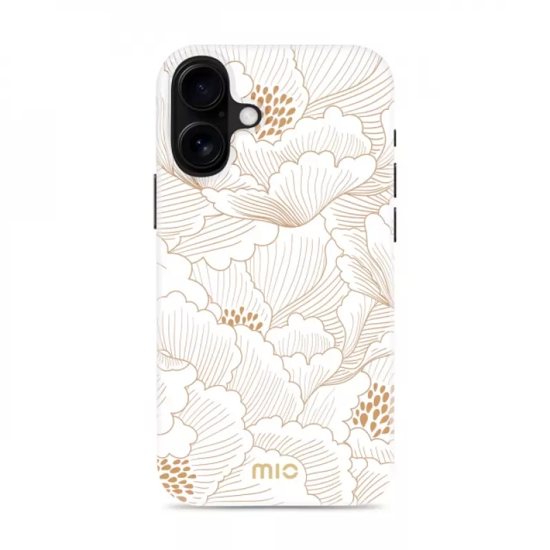 MIO White Roses Magsafe Kompatibilné pre iPhone 16 Plus