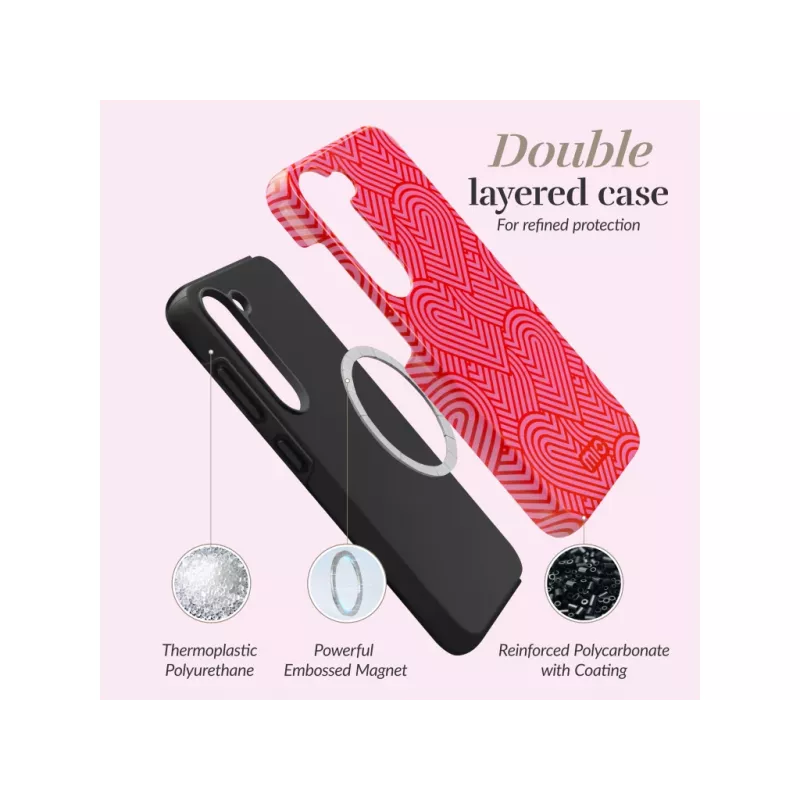 MIO Wild Hearts Magsafe puzdro kompatibilné pre Samsung S25 Ultra 5G
