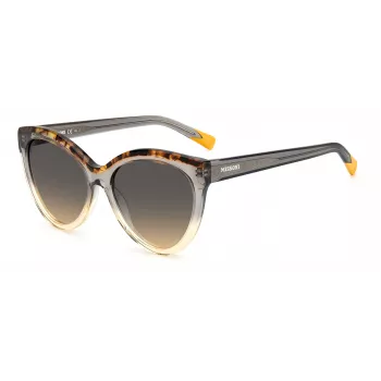 MISSONI dámske slnečné okuliare MIS0088SMQEF7 - hranatá acetátová obruba, UV400 ochrana, 57 mm sklá