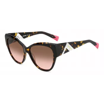 Missoni dámske slnečné okuliare MIS0171S086 - havana acetátový rám, hnedé gradientové sklá, 57 mm