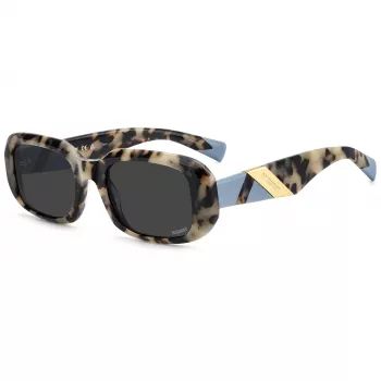 MISSONI dámske slnečné okuliare MIS0220SC9K havana acetátový hranatý rám sivá gradientná šošovka 52/20/140 mm