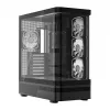 MODECOM Volcano AQ100 ARGB Midi-Tower PC skriňa - čierna