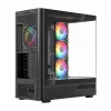 MODECOM Volcano AQ100 ARGB Midi-Tower PC skriňa - čierna