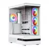 MODECOM Volcano AQ100 ARGB Midi-Tower biely