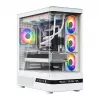 MODECOM Volcano AQ200 ARGB Midi-Tower skriňa biela