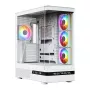 MODECOM Volcano AQ200 ARGB Midi-Tower skriňa biela