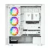 MODECOM Volcano AQ300 ARGB Mid Tower skriňa biela