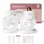MOMCOZY S12 PRO+ nosičná odsávačka mlieka biela dvojbalenie