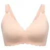 Momcozy YN46 bezšvová podporná podprsenka s kvetinovým vzorom dojčiaca podprsenka push-up béžová veľkosť M