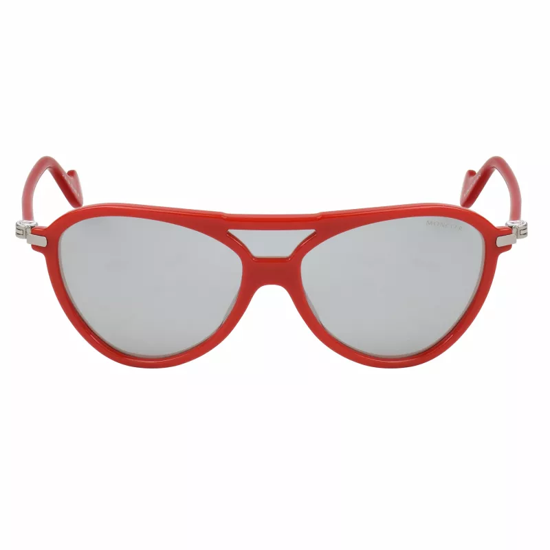 Moncler ML0054-67C unisex slnečné okuliare - čierny rám, dymovo sivé šošovky, šírka skla 128 mm
