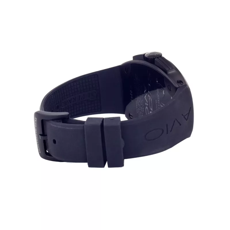 Montres de Luxe pánske automatické hodinky 09SA-BK-1002 48mm čierny ciferník kožený remienok