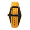 MONTRES DE LUXE unisex hodinky 09BK-2502 40 mm nerezová oceľ čierna koža