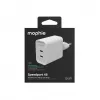 Mophie ROC GaN 45W duálna USB-C nástenná nabíjačka - biela