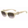 MOSCHINO MOS130-S-SZJ dámske slnečné okuliare Havana acetát hranatý rám hnedé gradientové sklá 55 mm