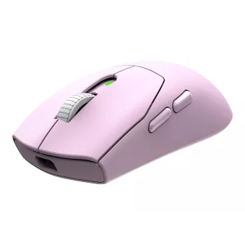 MSI FORGE GM340 W ľahká herná myš so senzorom PixArt PAW-3311, až do 12.000 DPI, Tri-Mode Wireless (2,4 GHz/Bluetooth/USB-C), fialová