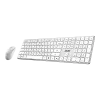 MSI Forge K210 Wireless Combo White US - sada klávesnice a myši