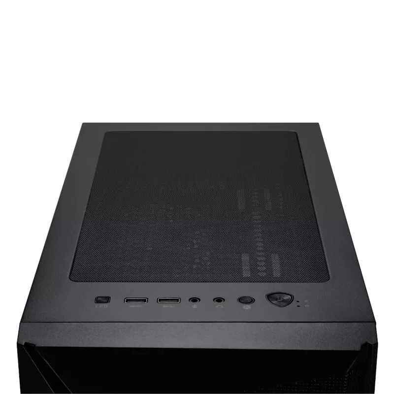 MSI MAG FORGE 130A Airflow ATX Mid-Tower herná skriňa - čierna, temperované sklo, 4x ARGB ventilátory