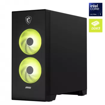 MSI MAG Infinite S AI 2nd 2NVM5-003AT herný stolový PC – Intel Core Ultra 5 225F, RTX 5060 Ti, 16GB DDR5, 1TB SSD, Windows 11 Home, čierna/transparentná
