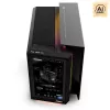MSI MEG Vision X AI 2NVV9-285AT stolový počítač (čierny/priehľadný, Windows 11 Home)