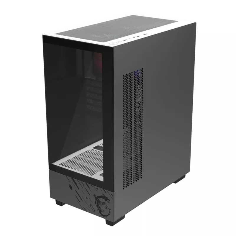 MSI PAG PANO M110A Micro-ATX herná skriňa – čierna