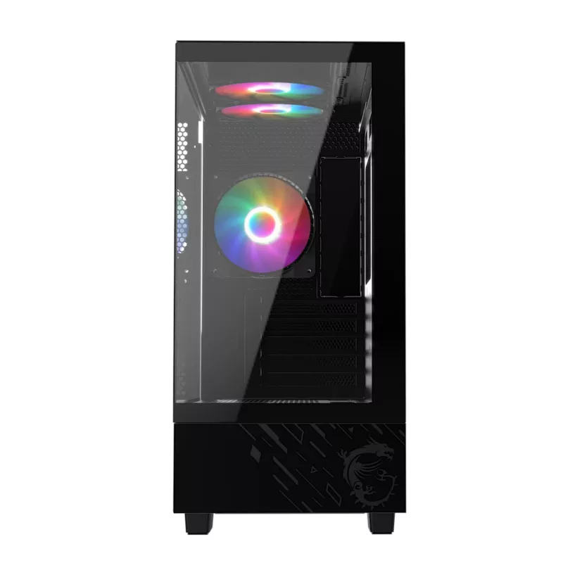 MSI PAG PANO M110A Micro-ATX herná skriňa – čierna