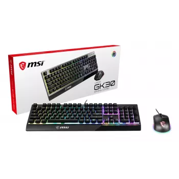 MSI Vigor GK30 Combo RGB Herná klávesnica a myš set, čierna