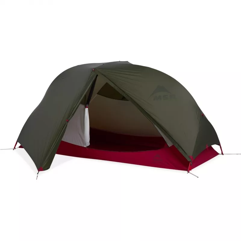 MSR Hubba Hubba Bikepack Tent 1 osoba zelený