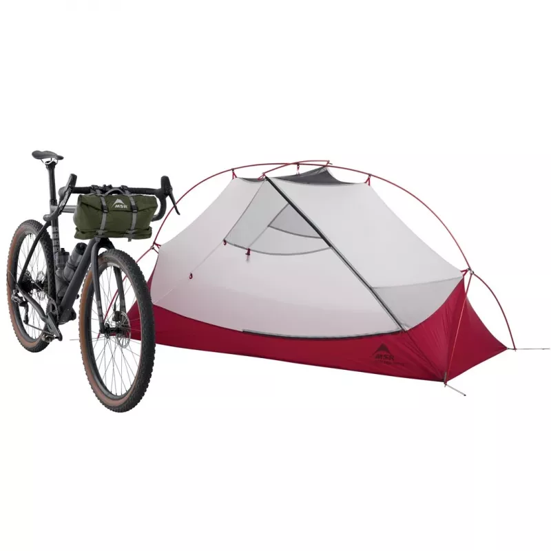 MSR Hubba Hubba Bikepack Tent 1 osoba zelený