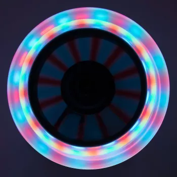 MUUWMI hliníková kolobežka Neon, 125 mm, s osvetlenými kolieskami