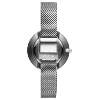 MVMT dámske hodinky D-FB01-S Signature quartz analog 32 mm oceľový mesh náramok strieborné