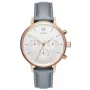 MVMT dámske Nova Chrono hodinky 38mm ružové zlato nerez oceľ zelená koža D-FC01-RGGR
