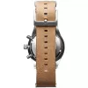 MVMT dámske hodinky D-MV01-WT (42mm) – biely ciferník, biely kožený remienok
