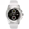 MyKronoz ZeTime smartwatch strieborná/biela silikón plochý