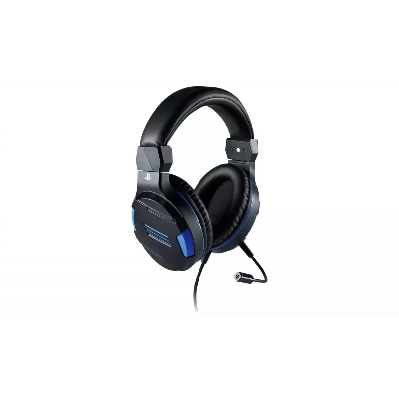 NACON Bigben herný headset s mikrofónom PS4 V3 čierna/modrá
