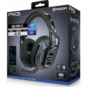 NACON RIG 600 PRO HS slúchadlá, čierne