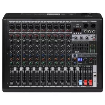 NATEC DNA HLC 10 MK2 analógový zvukový mixér 10 kanálov