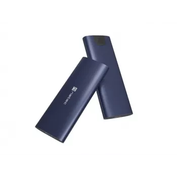 NATEC externé puzdro na SSD RHINO M.2 NVMe USB-C 3.2 Steel Navy