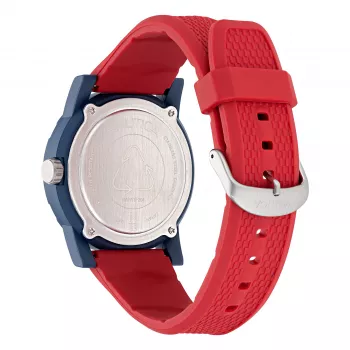 Nautica Atlantic pánske quartz analógové hodinky NAPATF204 modrý ciferník modrý silikónový remienok 42,5 mm