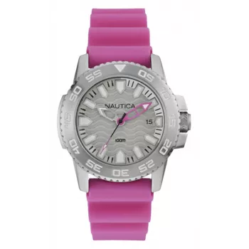 Nautica pánske NAI12533G analógové quartz hodinky 42 mm modrý ciferník modrý silikónový remienok